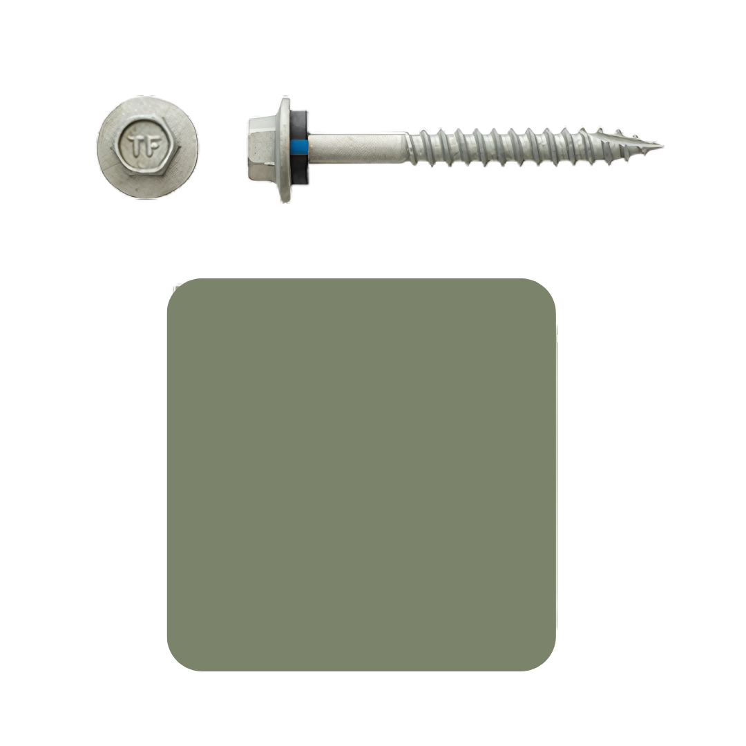 Roofing Screw Timber 12# 50mm Colorbond (100 Pack)