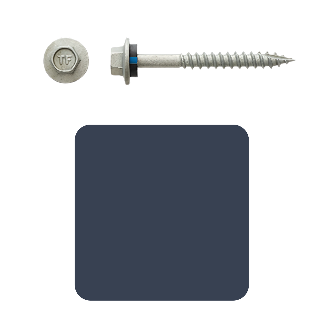 Roofing Screw Timber 12# 65mm Colorbond (100 Pack)