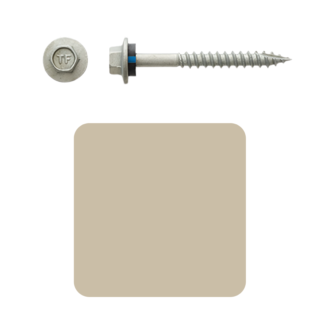 Roofing Screw Timber 12# 65mm Colorbond (100 Pack)