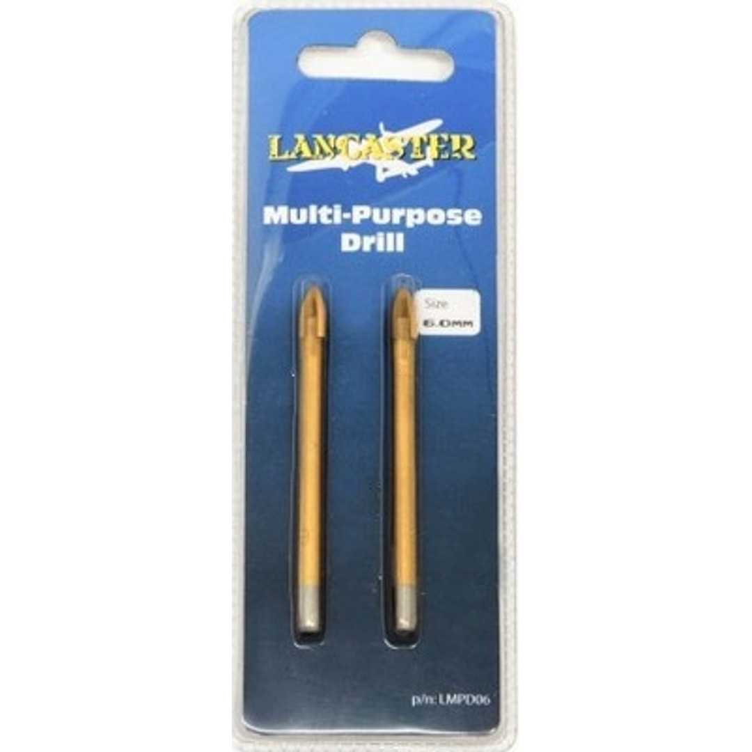 Lancaster Multi-Purpose Drill Twin Pack 6Mm Lmpd06