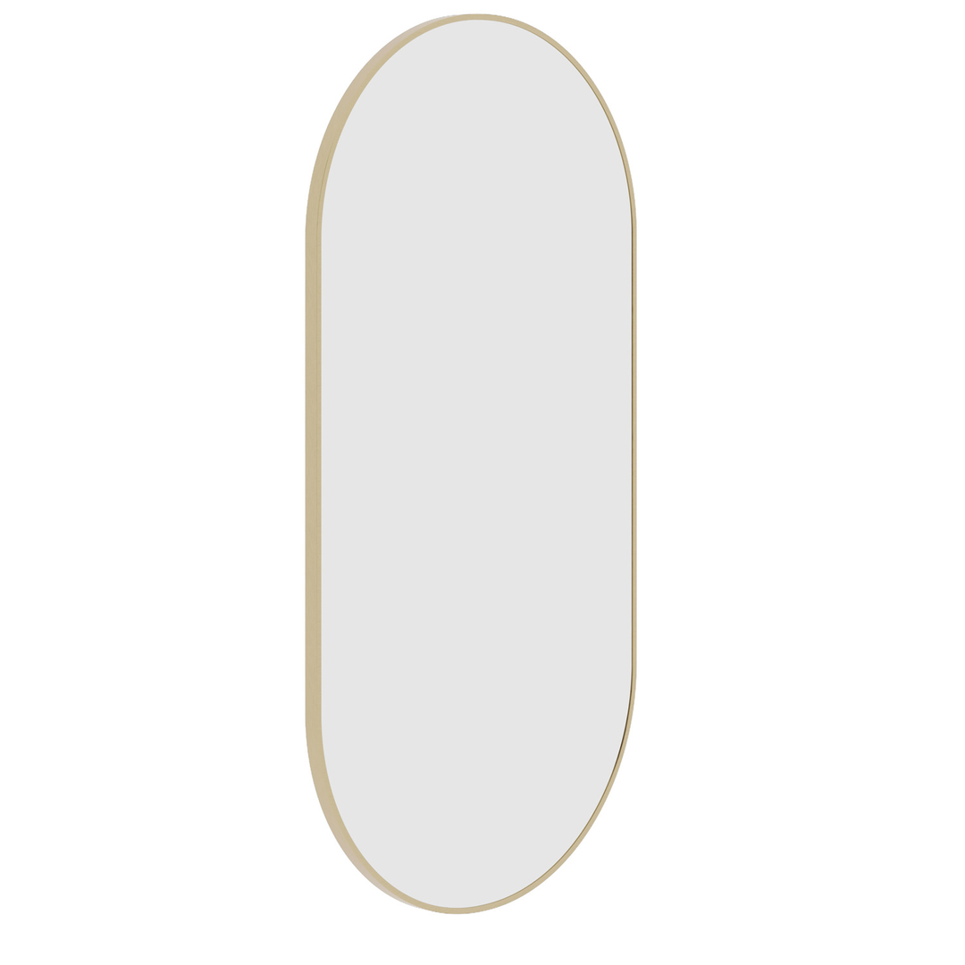THERMOGROUP HAVANA PILL GOLD FRAMED MIRROR - 500X1000MM