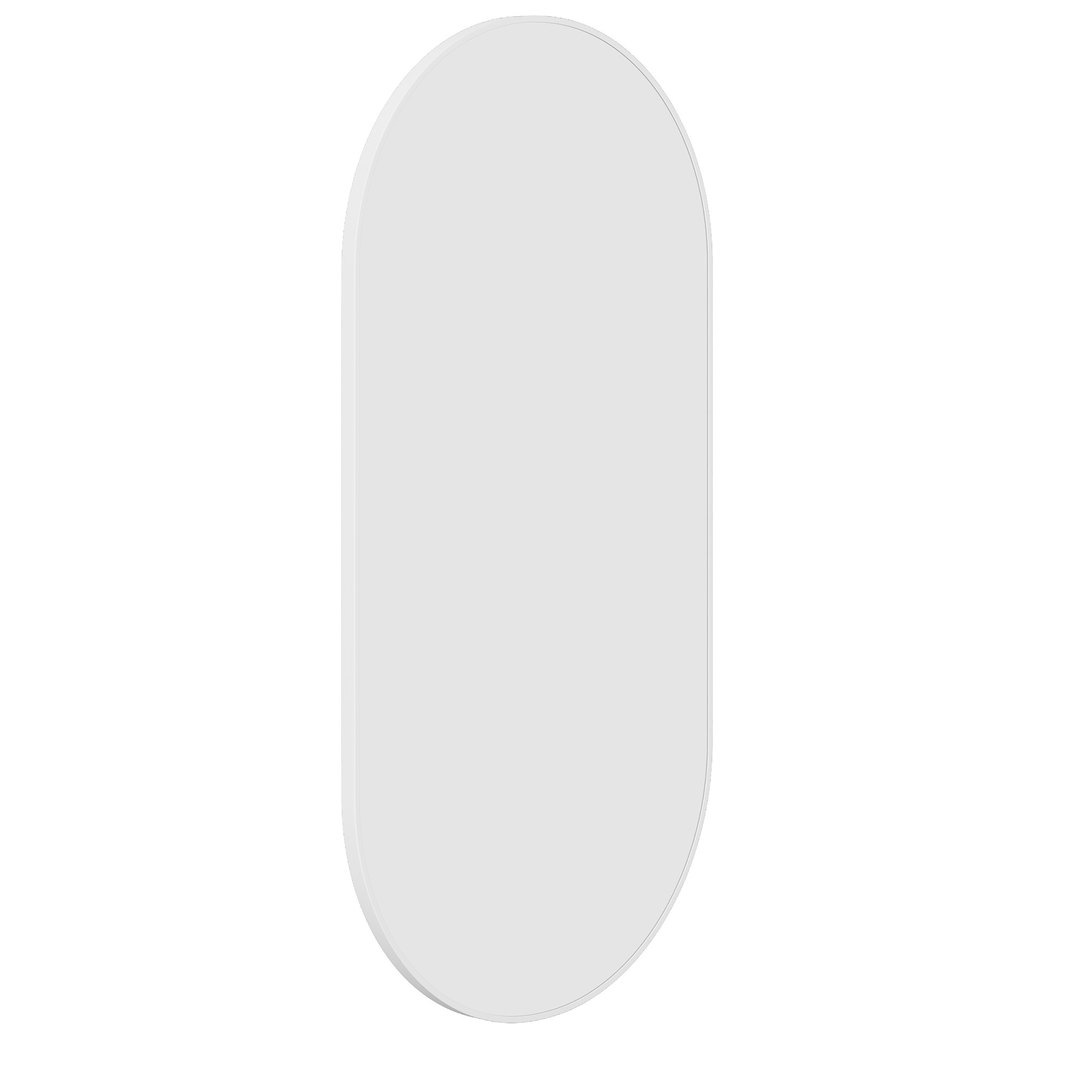 Thermogroup Havana Pill White Framed Mirror - 500X1000Mm