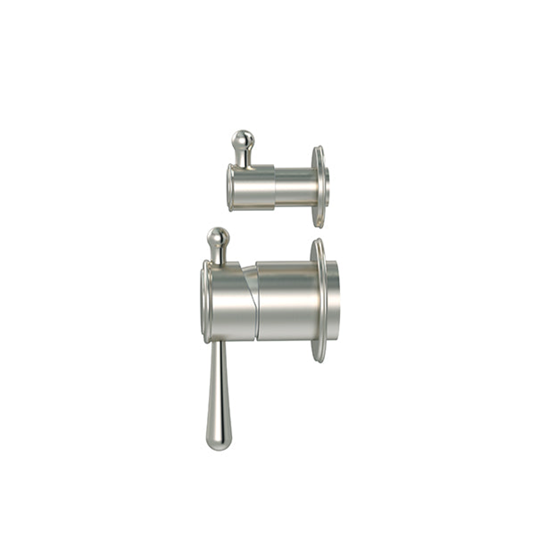 Meir Harrington Shower Divertor Mixer Finished Parts Brushed Nickel