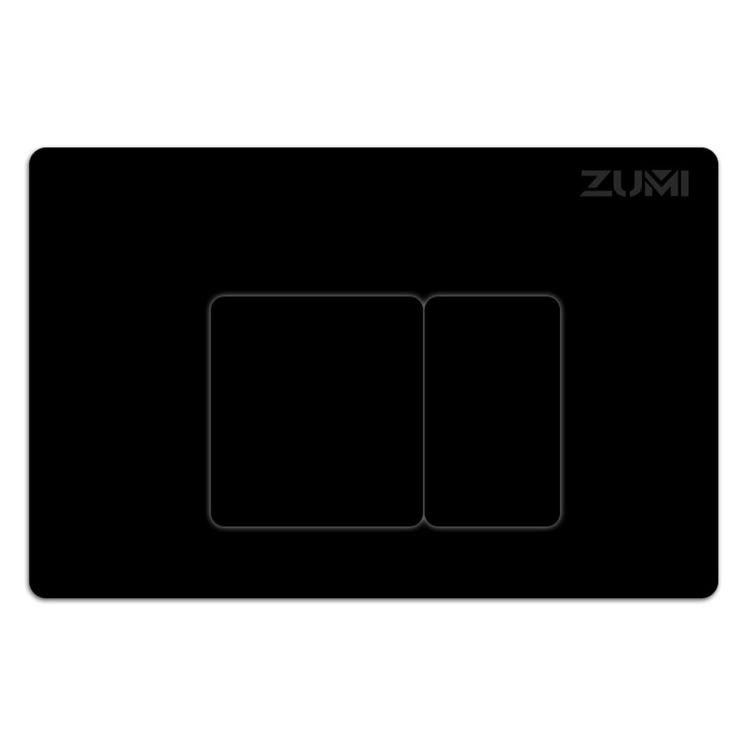 Zumi Venus In Wall Toilet Package Square Abs Matt Black Flush Plate 3179Sb