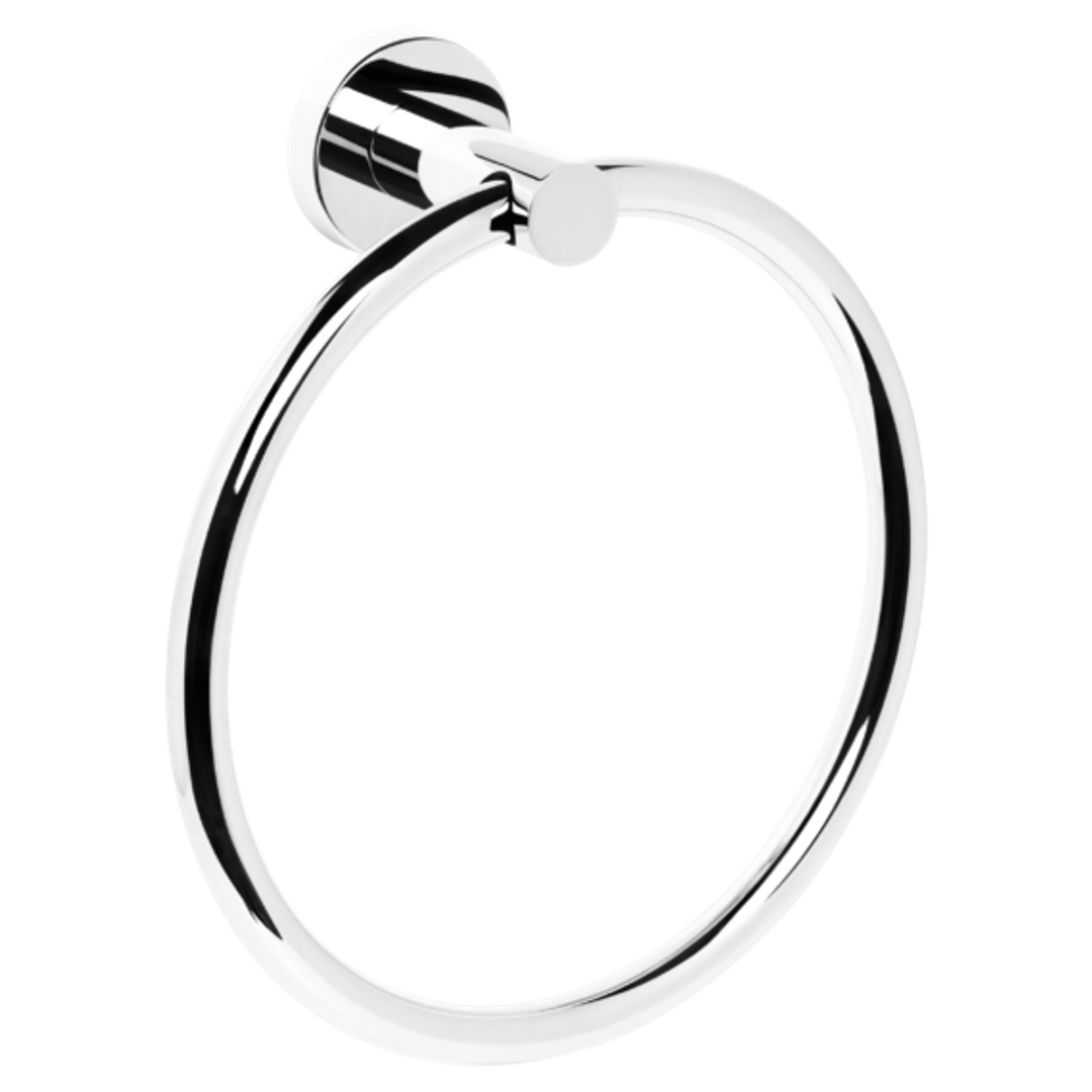 JOHNSON SUISSE VENEZIA TOWEL RING CHROME