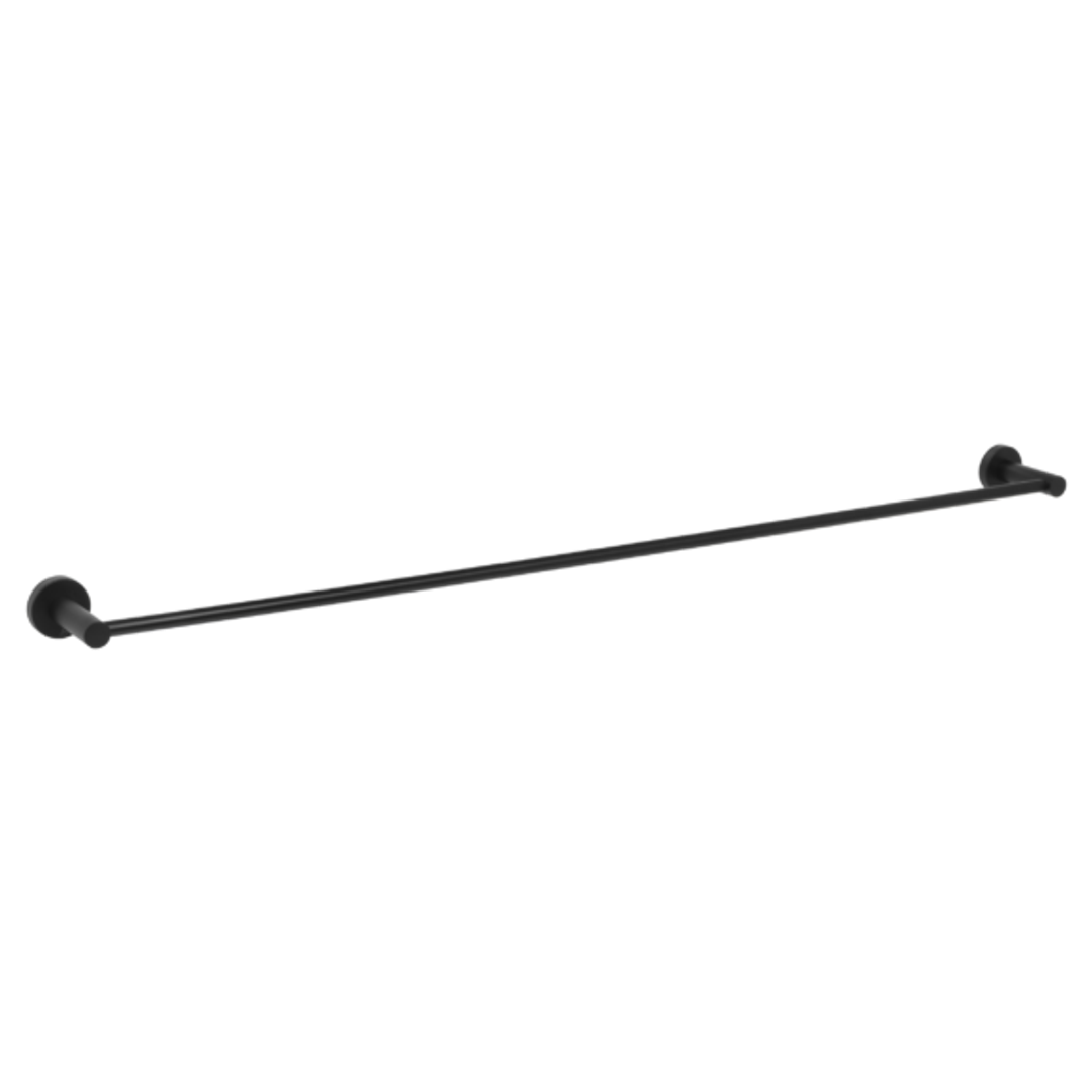 Johnson Suisse Venezia Single Towel Rail 900Mm Matte Black
