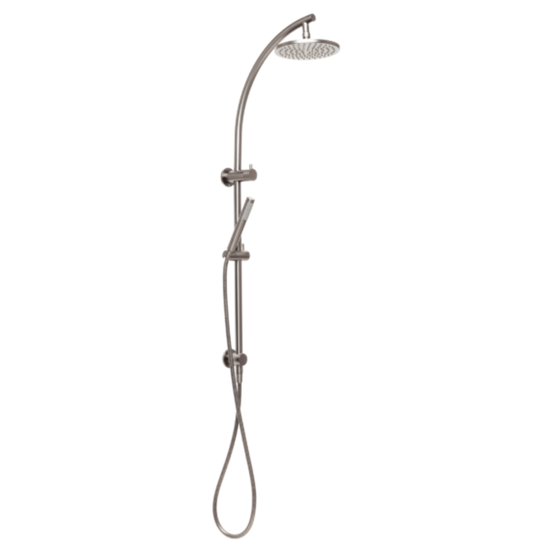 Johnson Suisse Venezia Twin Shower Pvd Brushed Nickel II