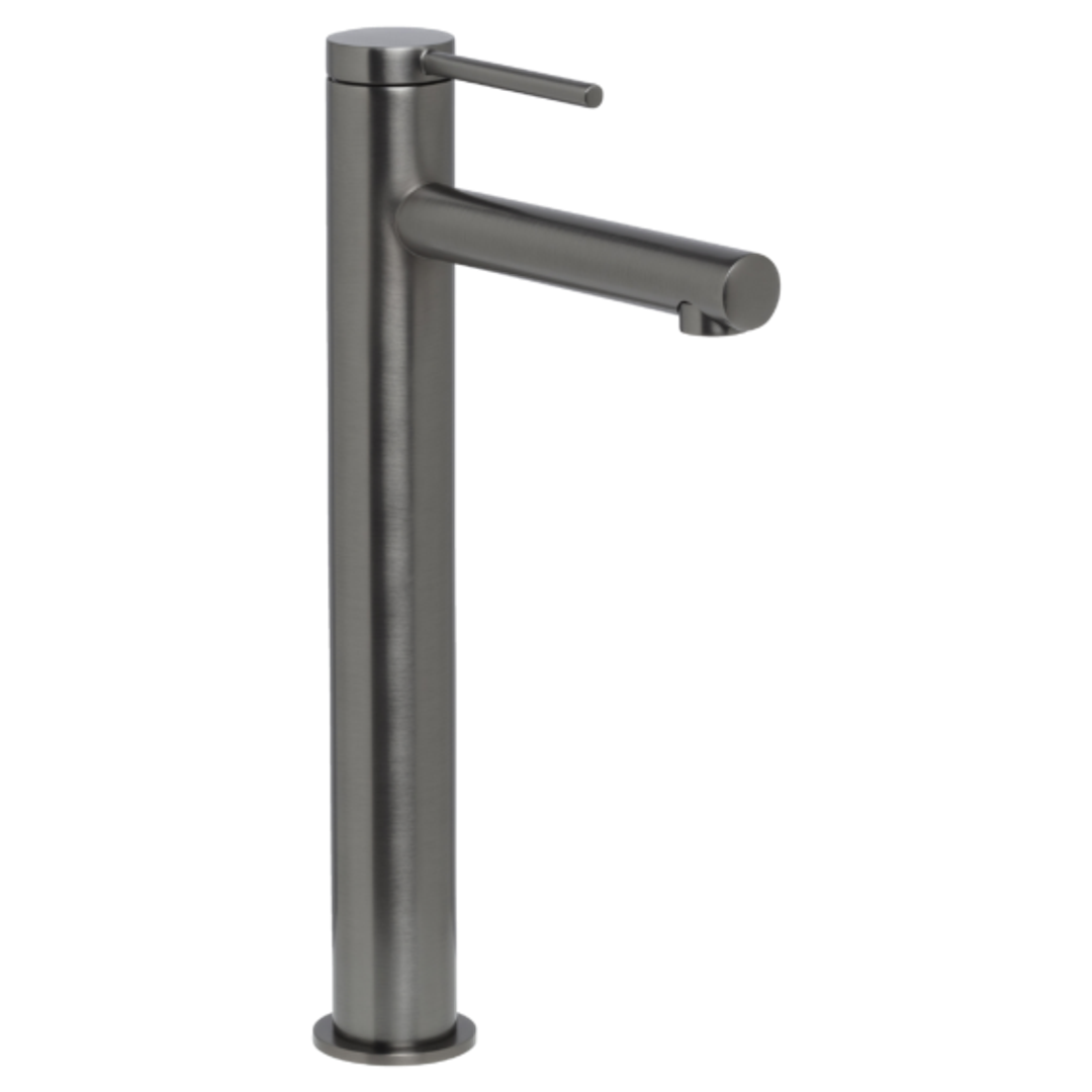 Johnson Suisse Venezia Extended Basin Mixer Gun Metal Lead Free