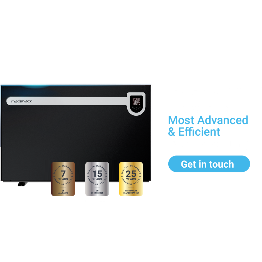 Madimack Heat Pump Elite V4 - 140 (3D Airflow - 7 Years Warranty - 10A 3 Pin Plug)