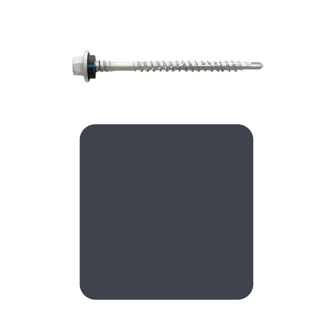 Roofing Screw Timber/Metal M6# 65mm Colorbond (1000 Pack)