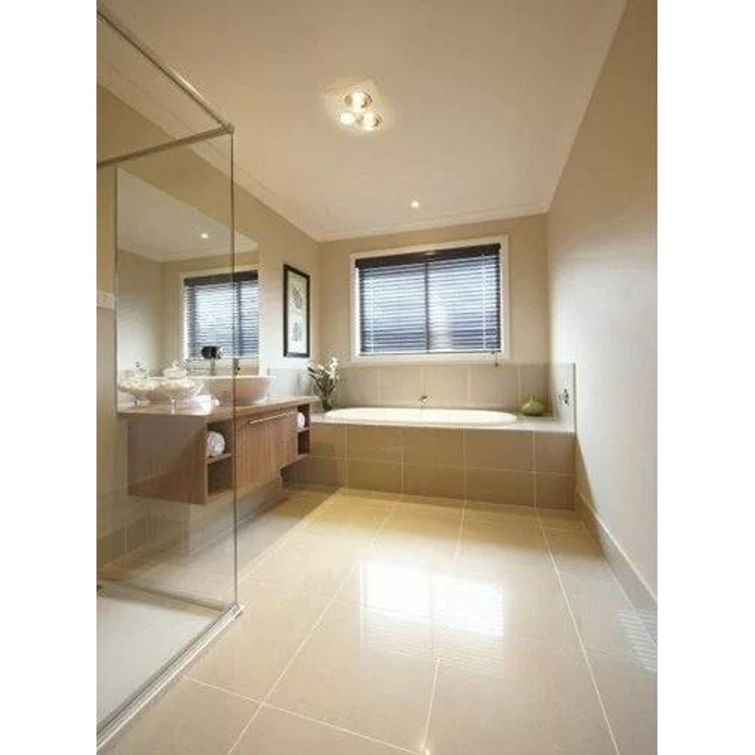 Tastic Luminate Single 3 In 1 Bathroom Heater, Exhaust Fan & Light - White