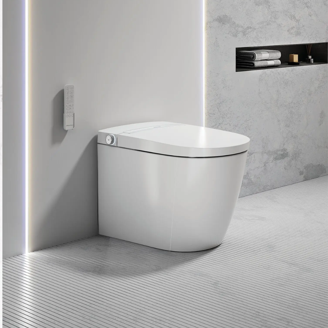 Johnson Suisse Avanzo Smart Toilet Wall Faced Rimless Suite