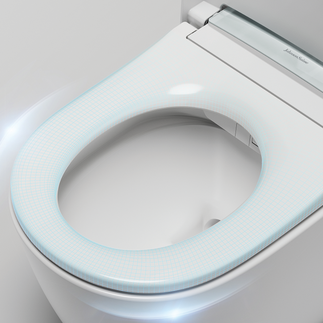 Johnson Suisse Avanzo Smart Toilet Wall Faced Rimless Suite