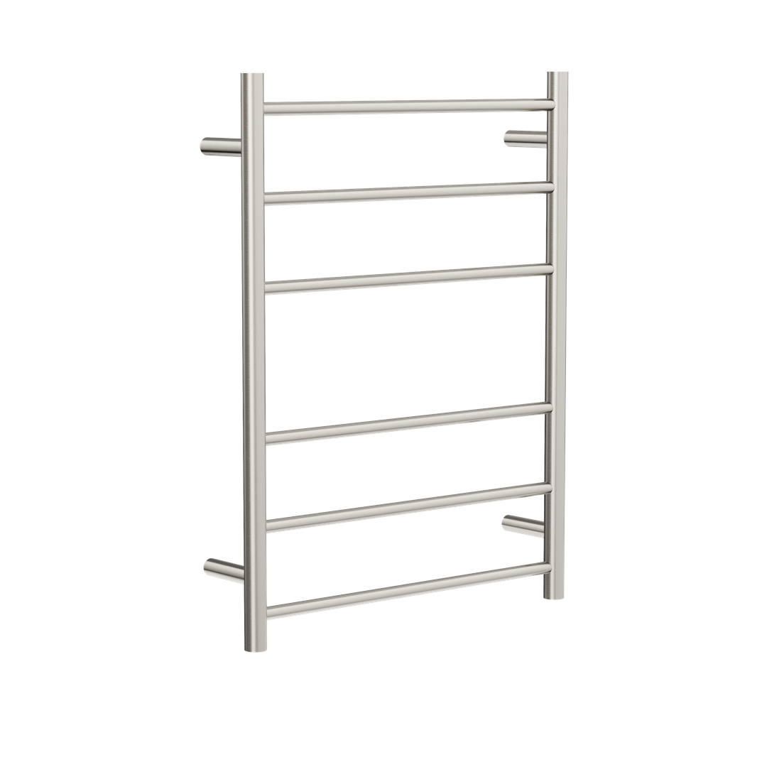 Linsol Avid 6 Bar Heated Towel Rail - Brushed Nickel