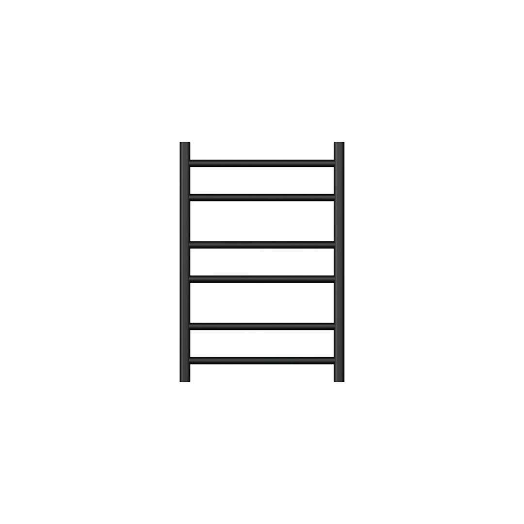 Linsol Allegra 6 Bar Heated Towel Rail - Matte Black