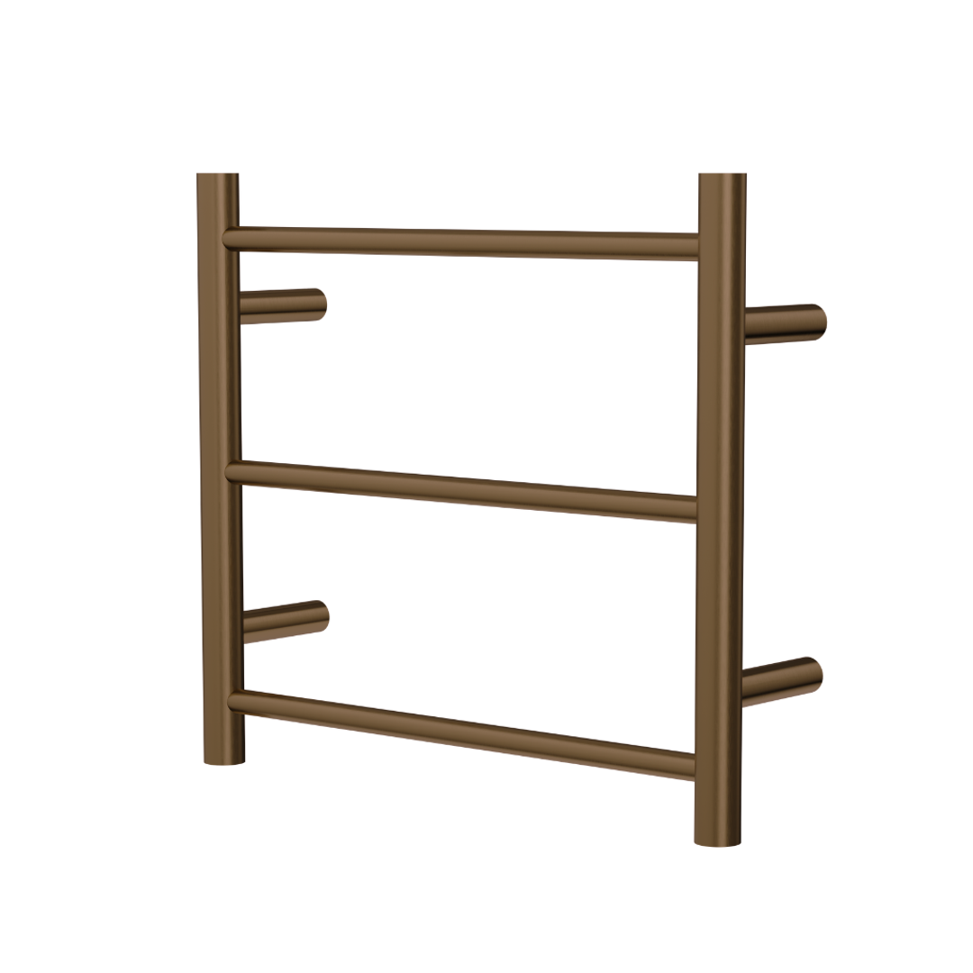 Linsol Avid 3 Bar Heated Towel Rail Aged Bronze