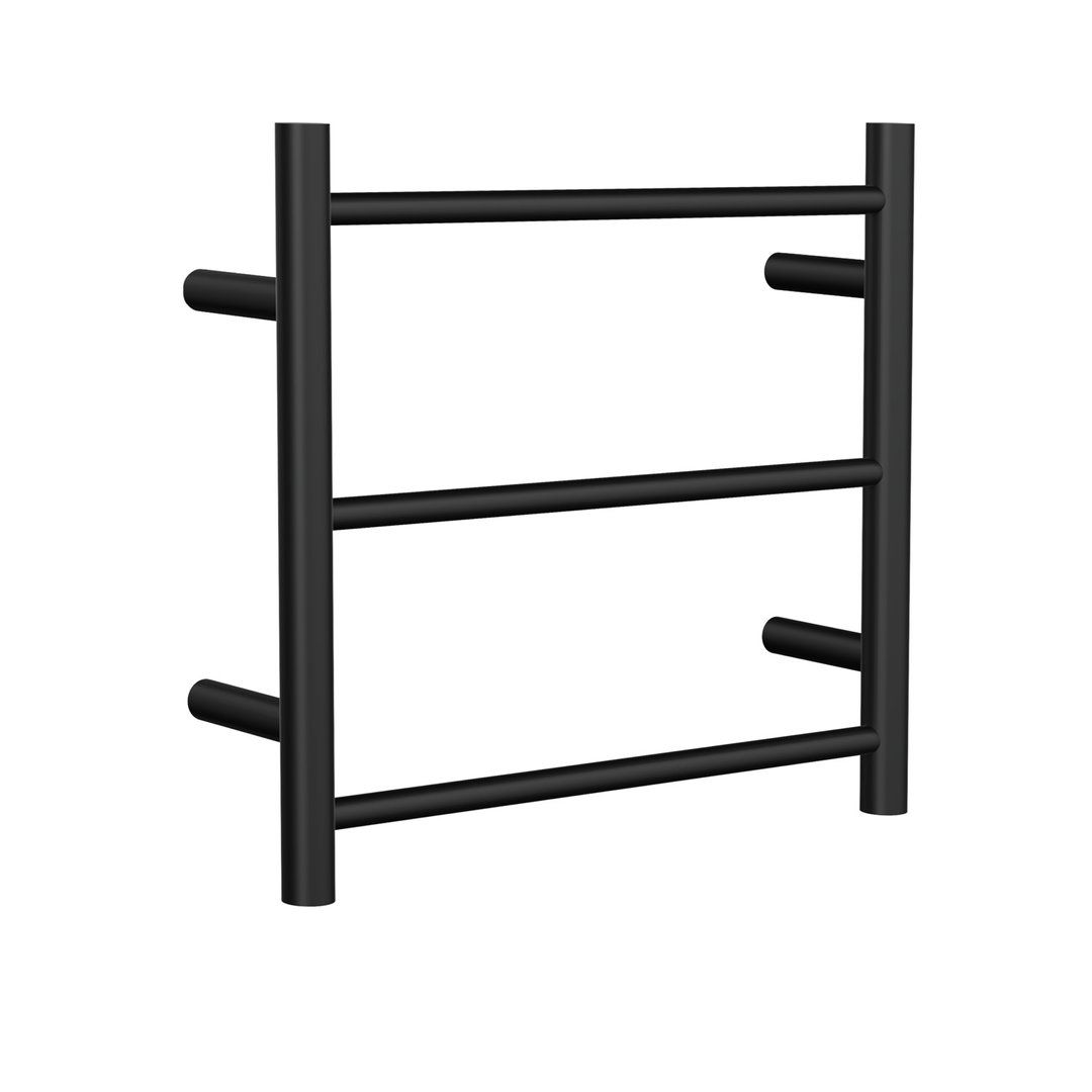 Linsol Avid 3 Bar Heated Towel Rail - Matte Black
