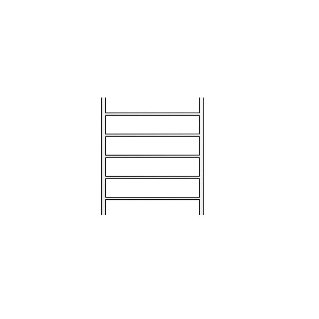 Linsol Avid 5 Bar Heated Towel Rail - Chrome