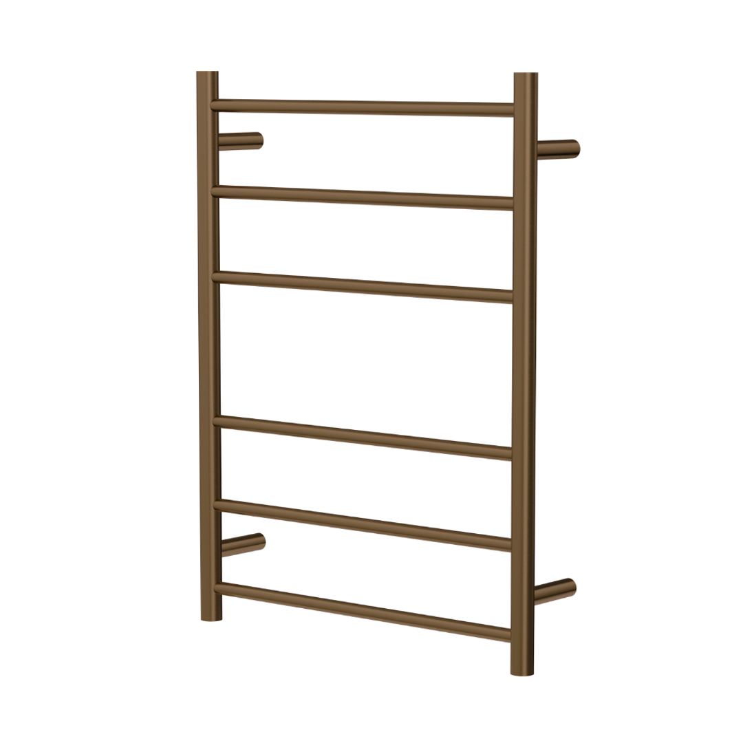 Linsol Avid 6 Bar Heated Towel Rail Aged Bronze