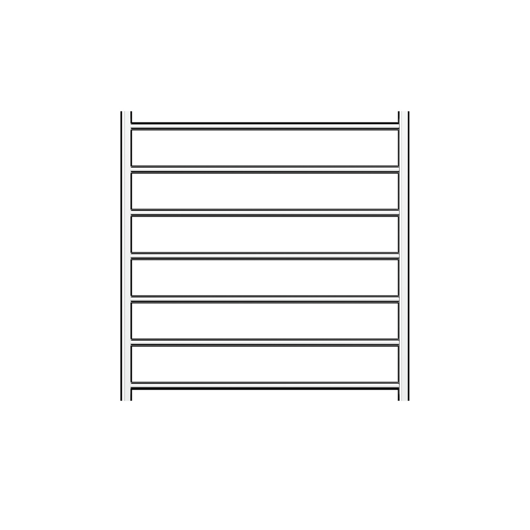 Linsol Allegra 7 Bar Heated Towel Rail - Chrome