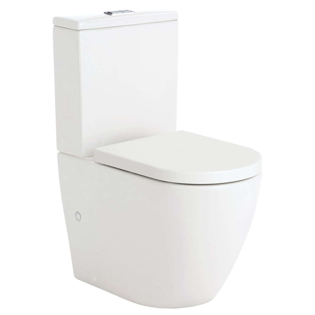 KOKO RIMLESS S TRAP 90-160 RIMLESS TOILET SUITE 4.5/3 LITRE 4 STAR(FIENZA P#:K002A)
