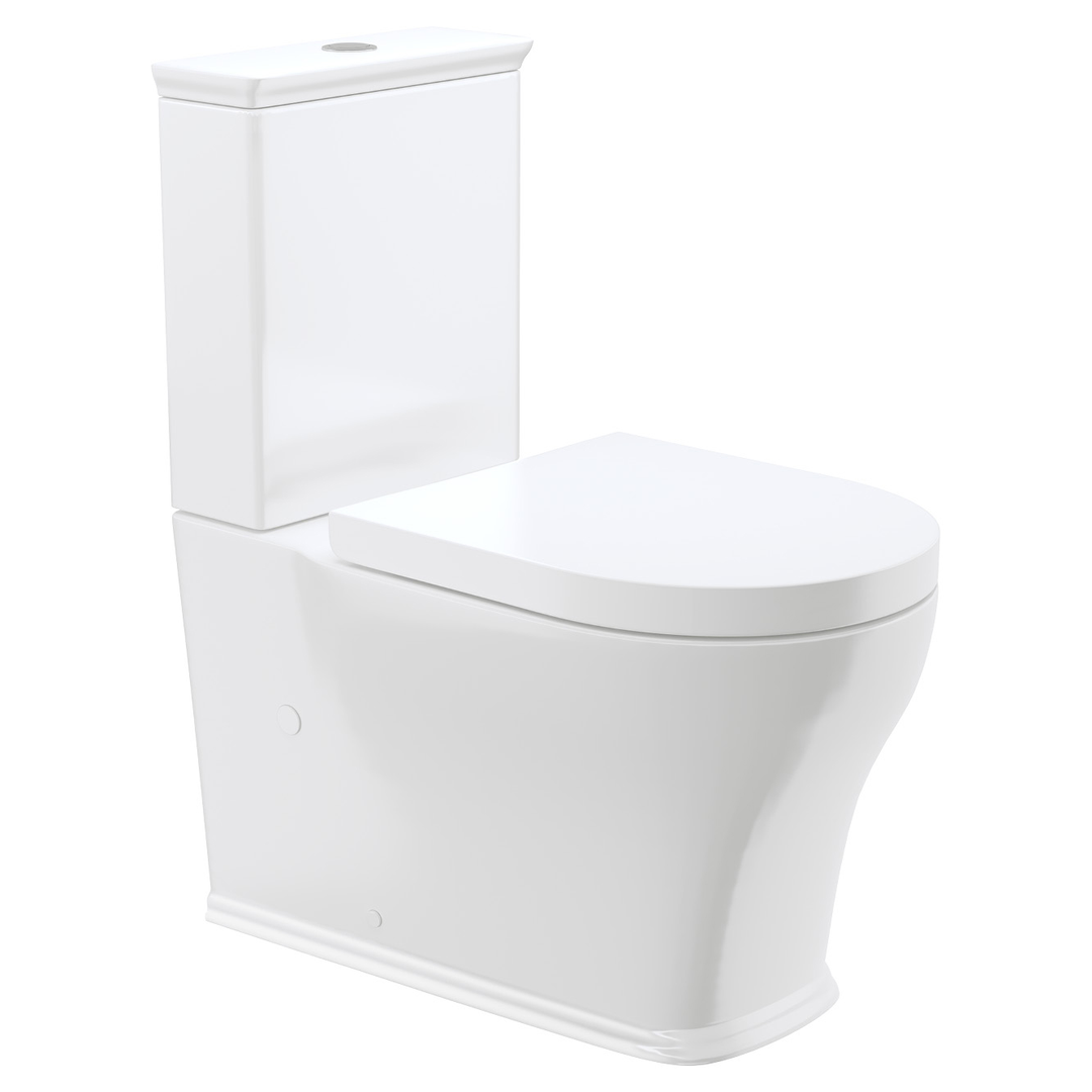 Fienza Lillian Tornado Btw Strap 90-160 R And T Flush 4 Star 4.5L/3L Thick Seat