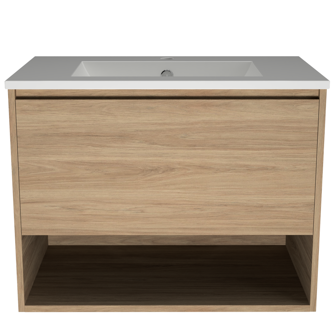 Timberline Kansas Wall Hung Vanity 750mm