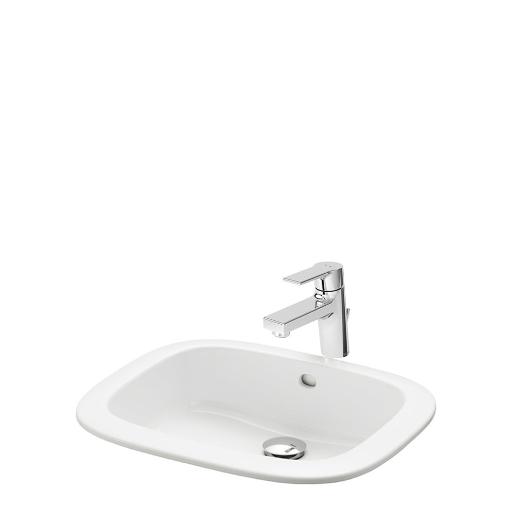 TOTO Basic+ Self-Rimming Lavatory L763E#XW