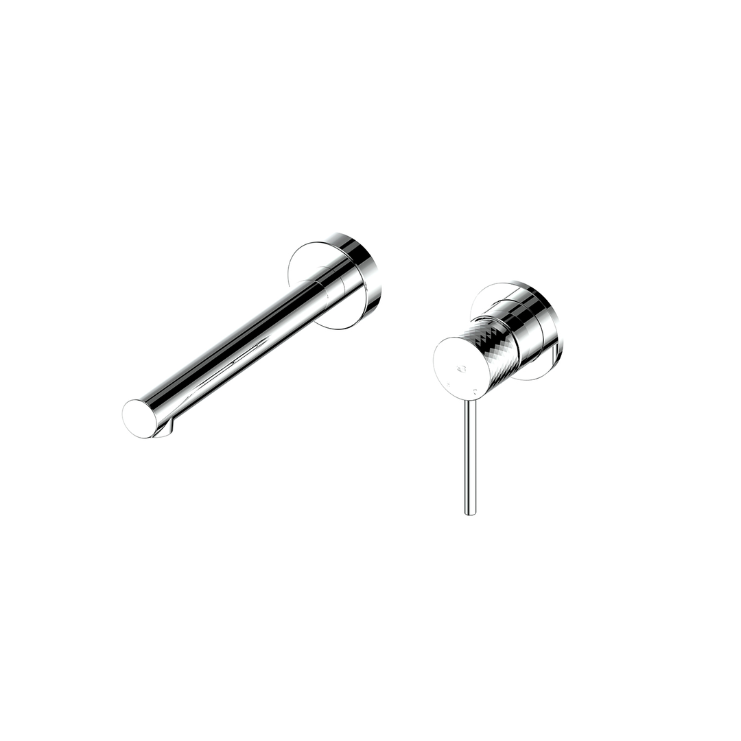 Greens Mika Wall Basin/Bath Mixer Chrome