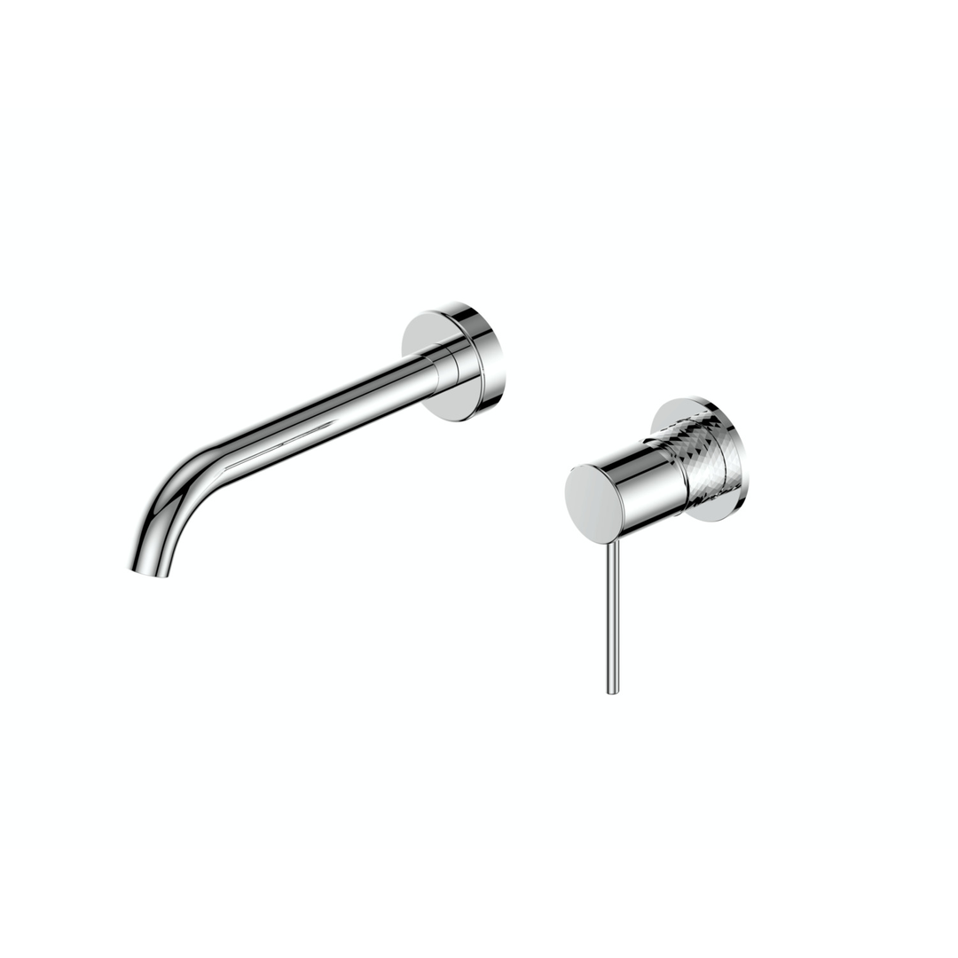 Greens Tesora Wall Basin/Bath Mixer Chrome