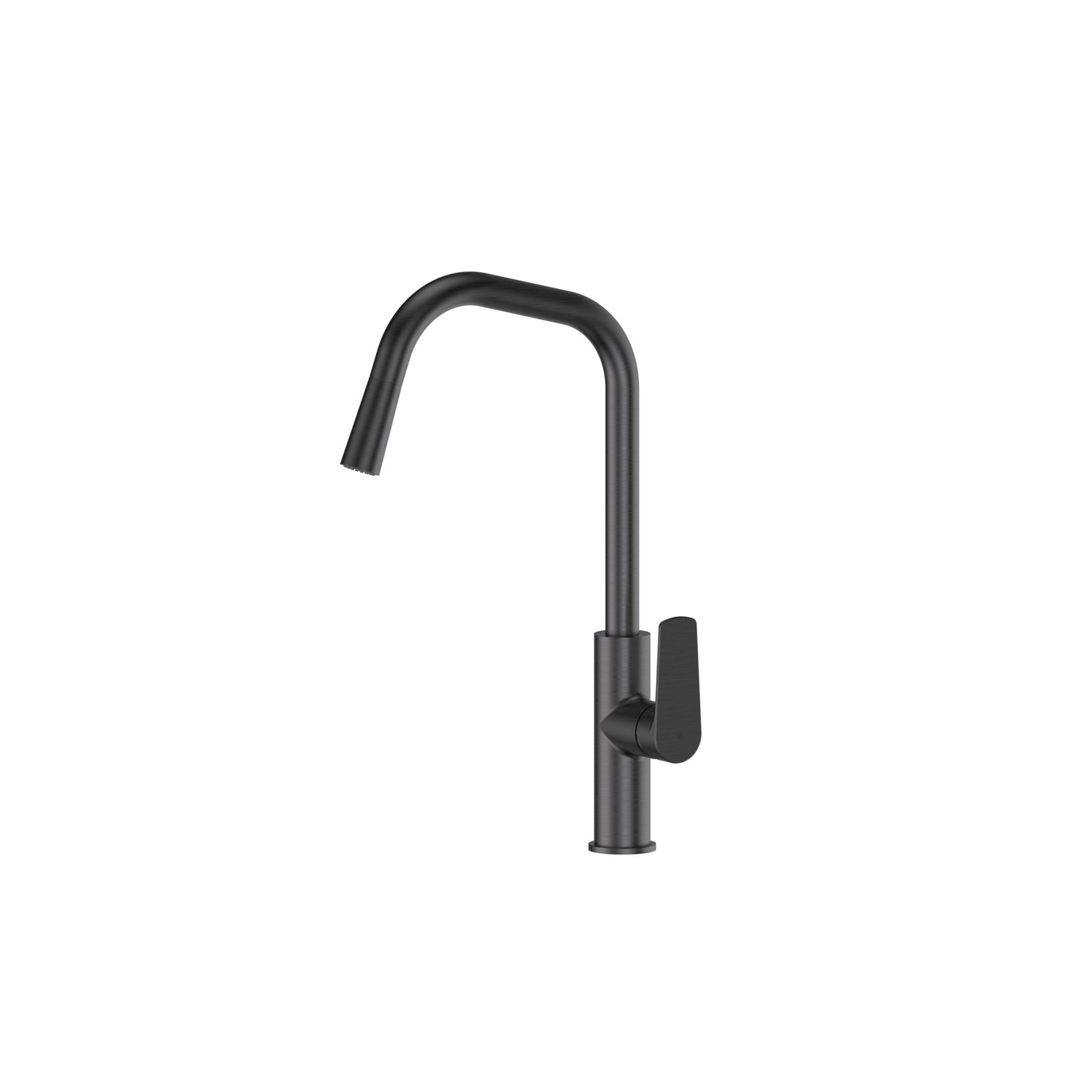 Greens Novi Sink Mixer Pull-Down Gun Metal