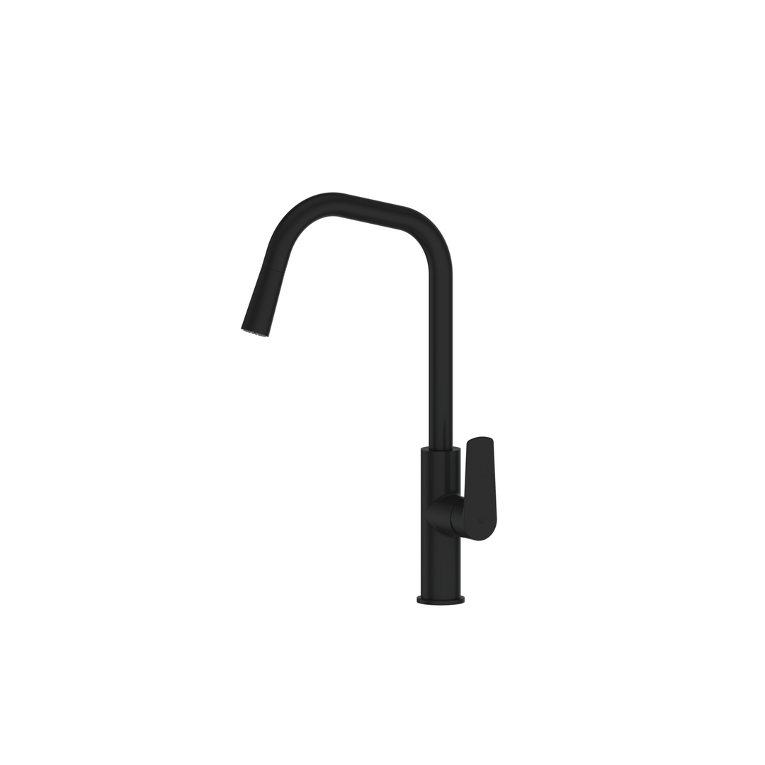 Greens Novi Sink Mixer Pull-Down Matte Black