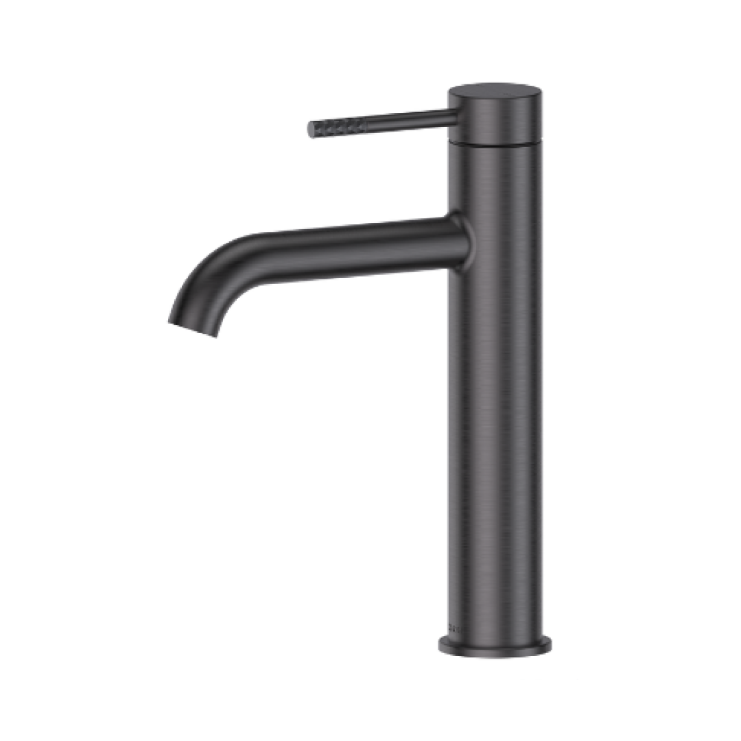 Greens Optima Plus Mid Tower Basin Mixer Pvd Gun Metal