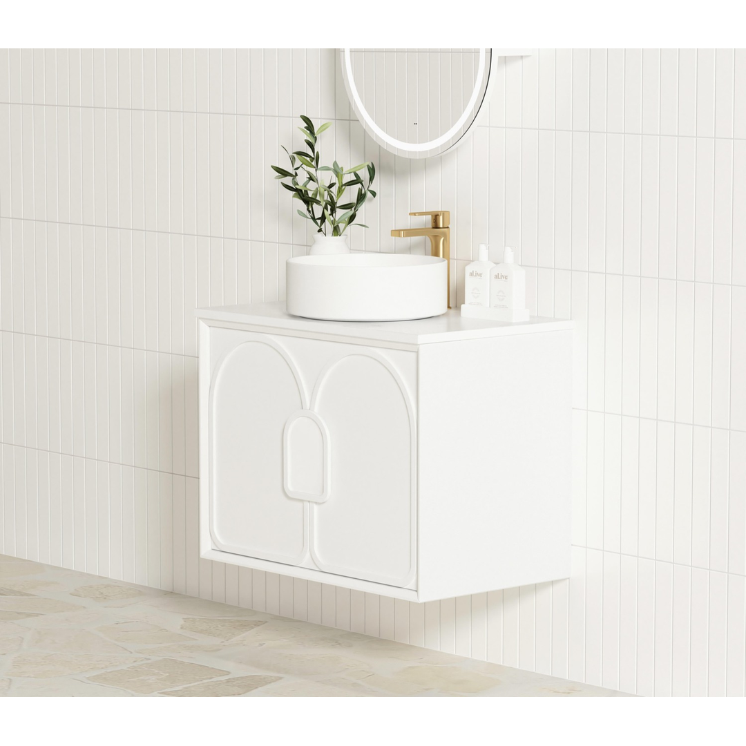 Otti Laguna Mk Ii 750 Matte White Wall Hung Cabinet Only