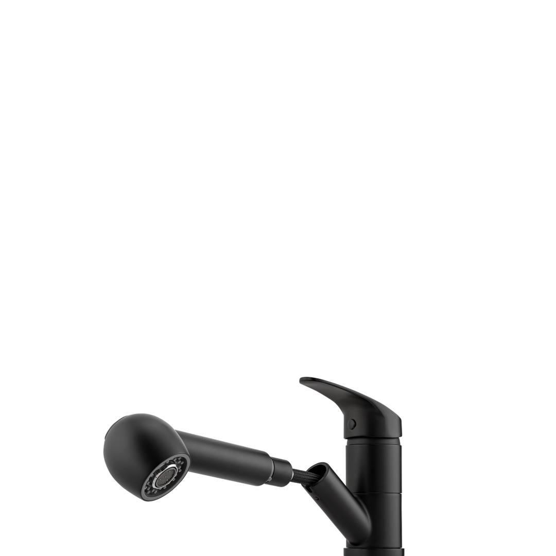 Oliveri LON580FMB-P London P-Out Spray Mixer Matte Black LEAD FREE