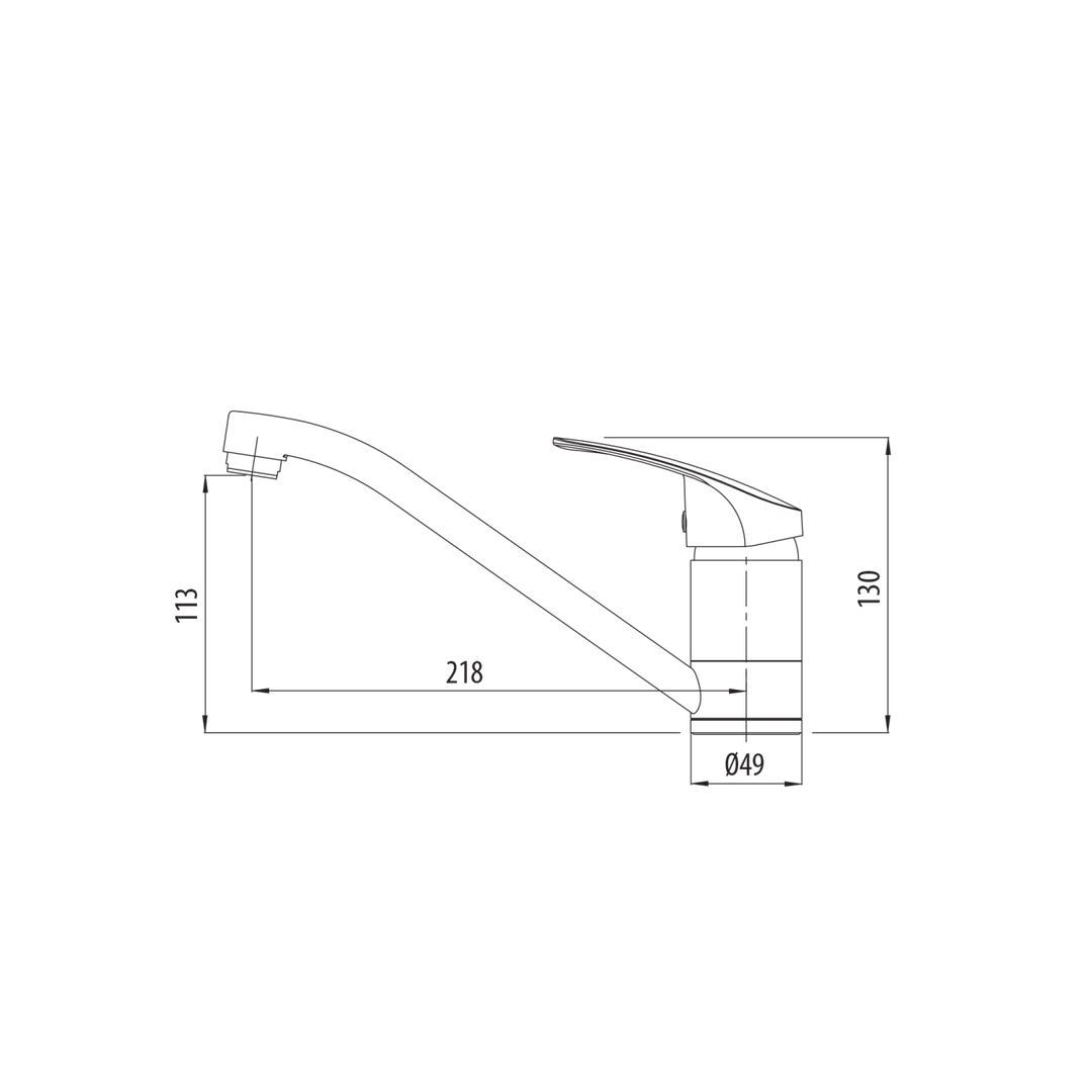 Oliveri LON580FBN London Single Lever Mixer Brushed Nickel LEAD FREE