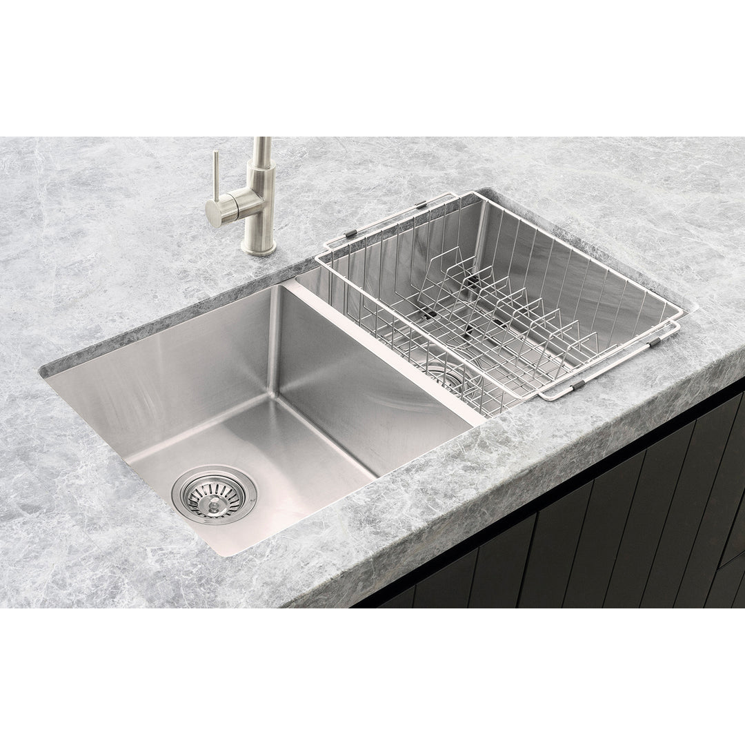 Meir Dish Rack Brushed Nickel