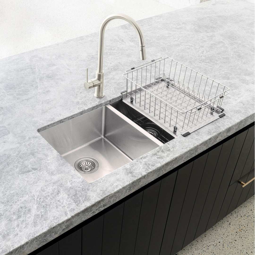 Meir Dish Rack Brushed Nickel