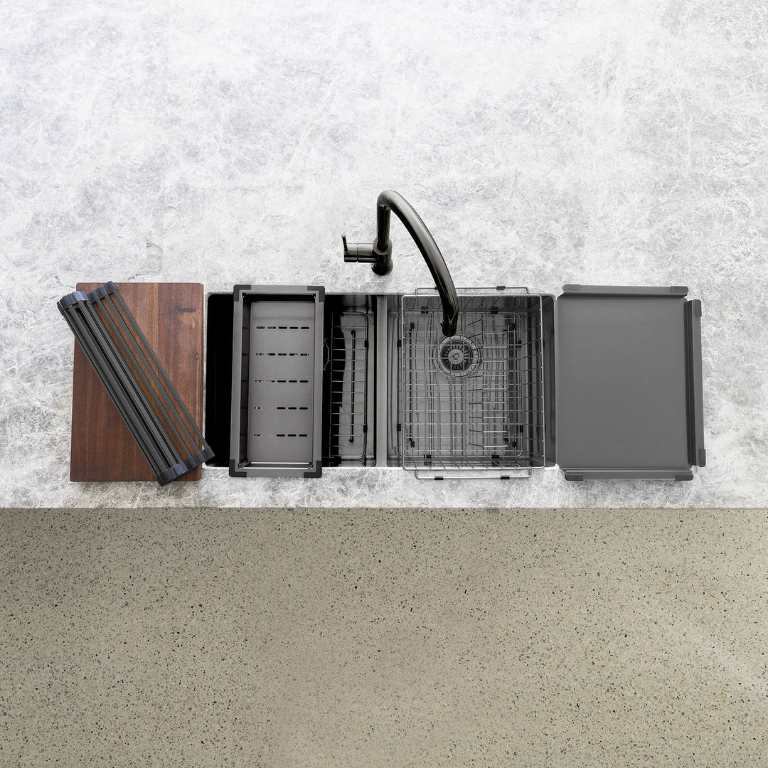 Meir Kitchen Sink Colander Shadow