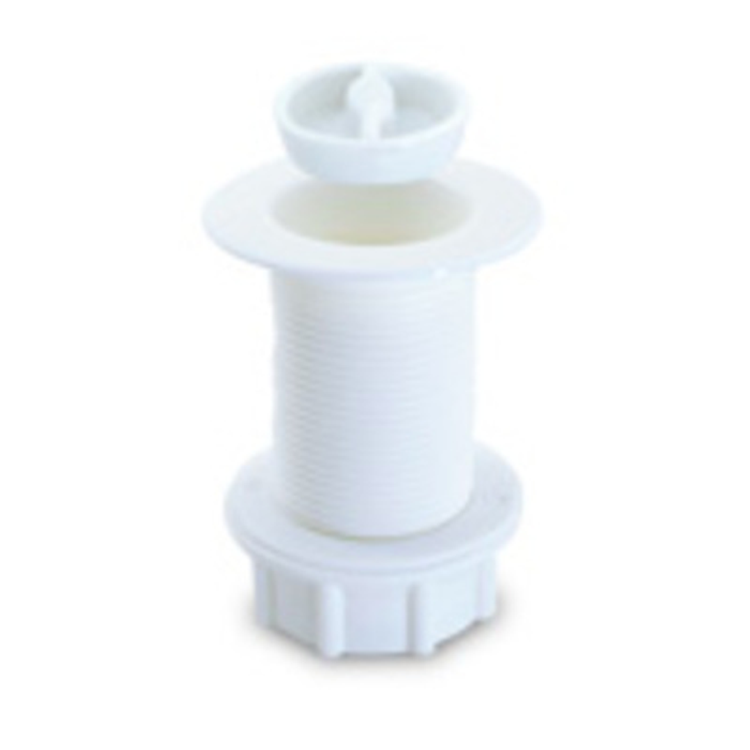 Plug & Waste 40Mm W/Out Overflow Coloured - Pvc White
