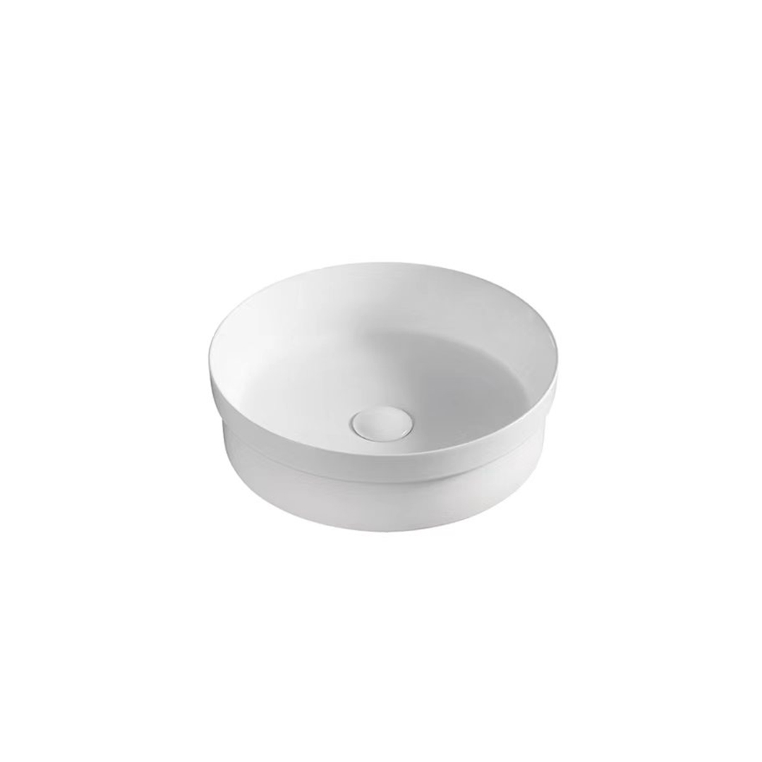 AULIC AULIC LENA MATTE WHITE SEMI INSET BASIN 355X355X120MM