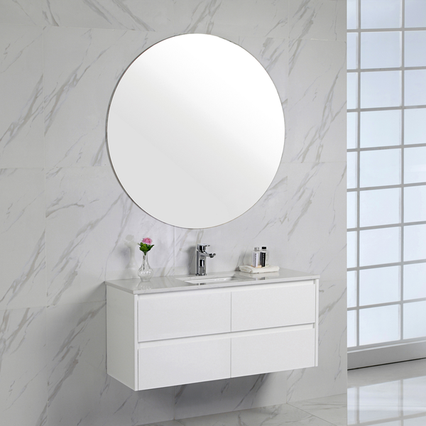 Aulic Leona Wall Hung Finger Pull Cabinet For Single Bowl 1480X450X540Mm