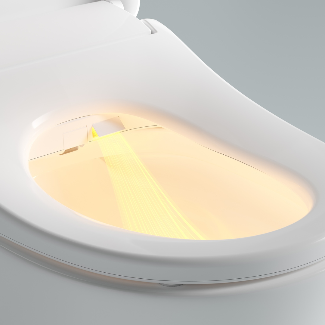 Lafeme Catania Bidet Seat With Vega Tornado Rimless Toilet