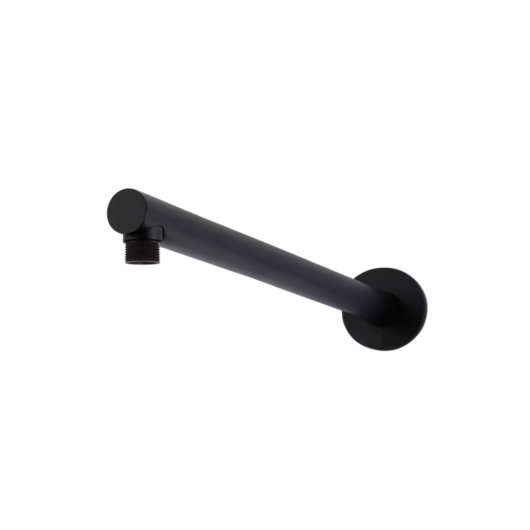 Meir Round Wall Shower Arm 400Mm Matte Black