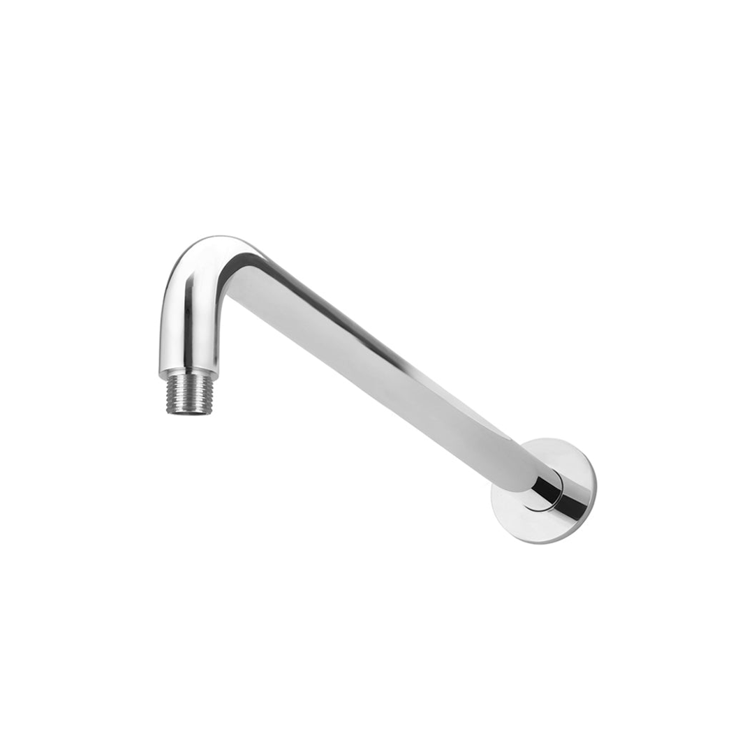 Meir Round Wall Shower Curved Arm 400Mm Polished Chrome