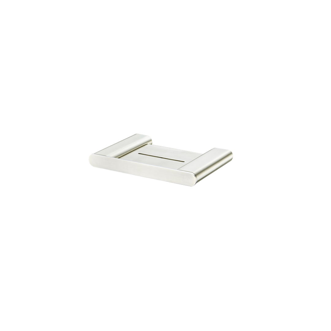 Oliveri MA859F07 Madrid Soap Holder W/SHELF Brushed Nickel