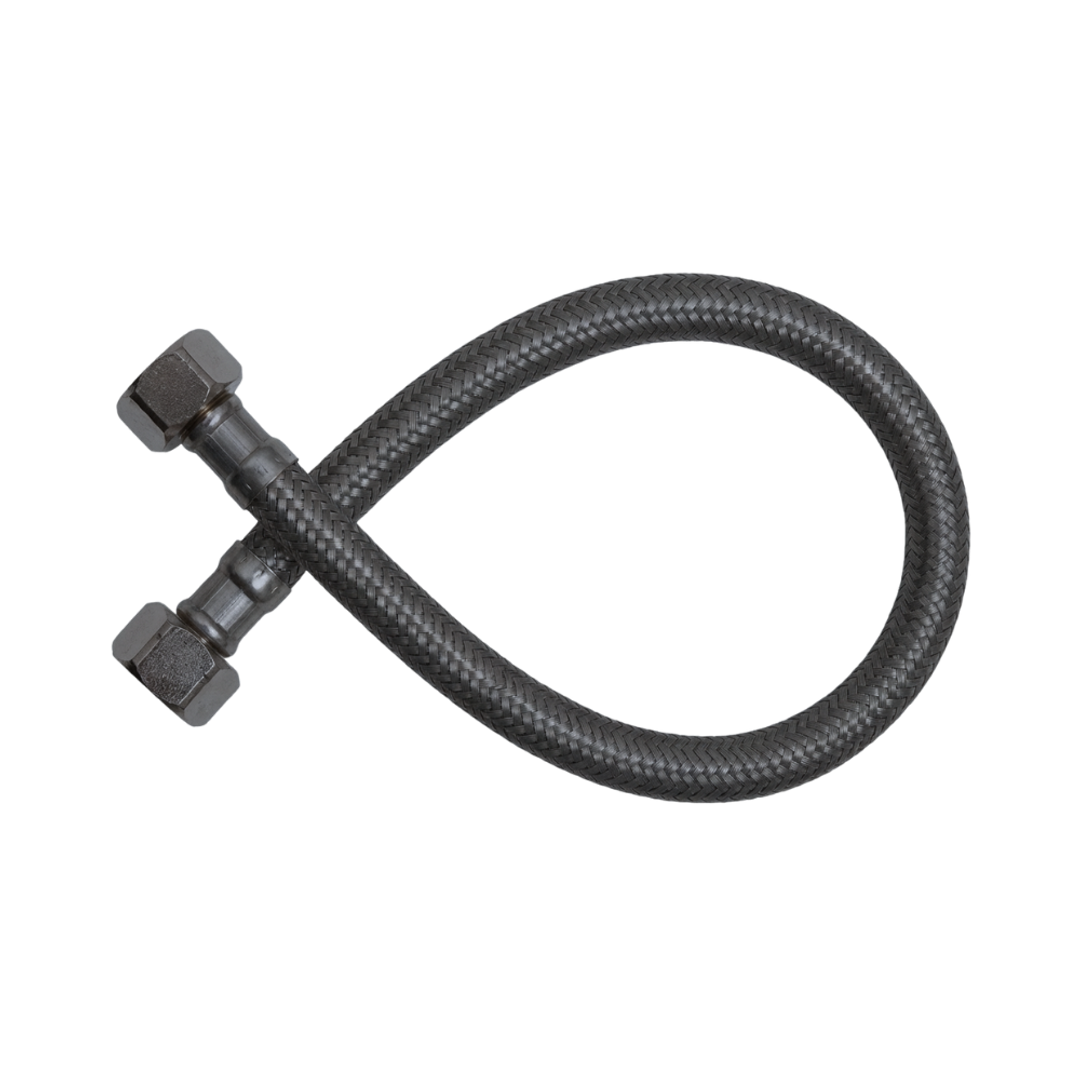Linsol Marq 450Mm Flexible Water Hose Gunmetal
