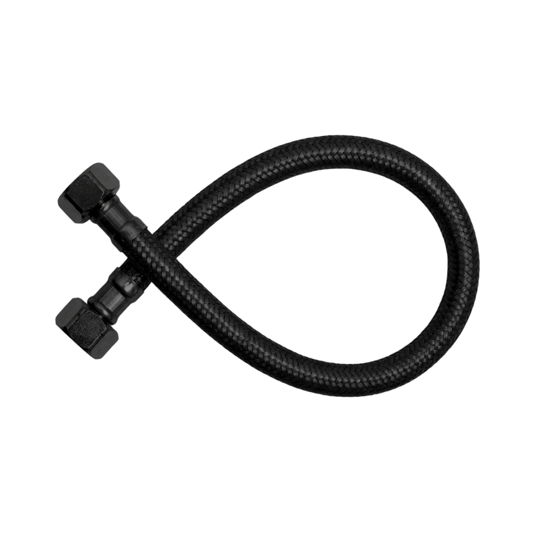 Linsol Marq 250Mm Flexible Water Hose Matte Black