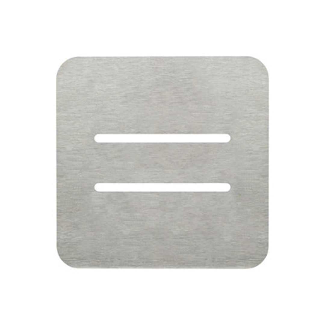 MARBLETREND FLINDERS 130X 130X1.6MM WASTE COVER STAINLESS STEEL FGST