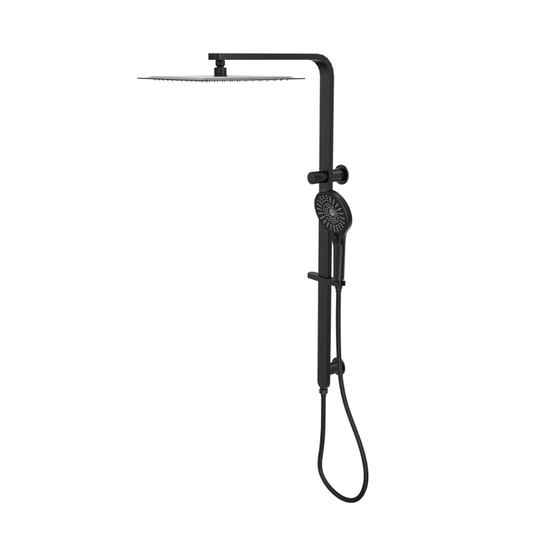 Linsol Mason Shower Combo With Multifunction Handpiece And 300Mm Square Head Matte Black